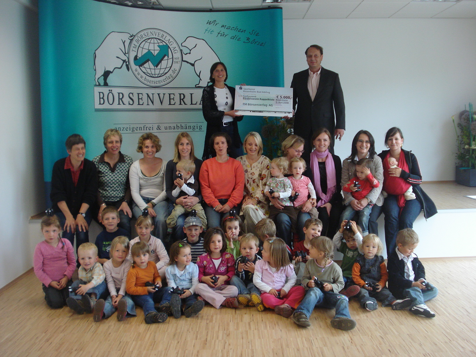 5.000 Euro an die Kindertagesstätte Rappelkiste
