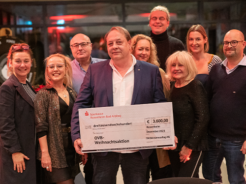 3.600 Euro für die OVB-Weihnachtsaktion 2023