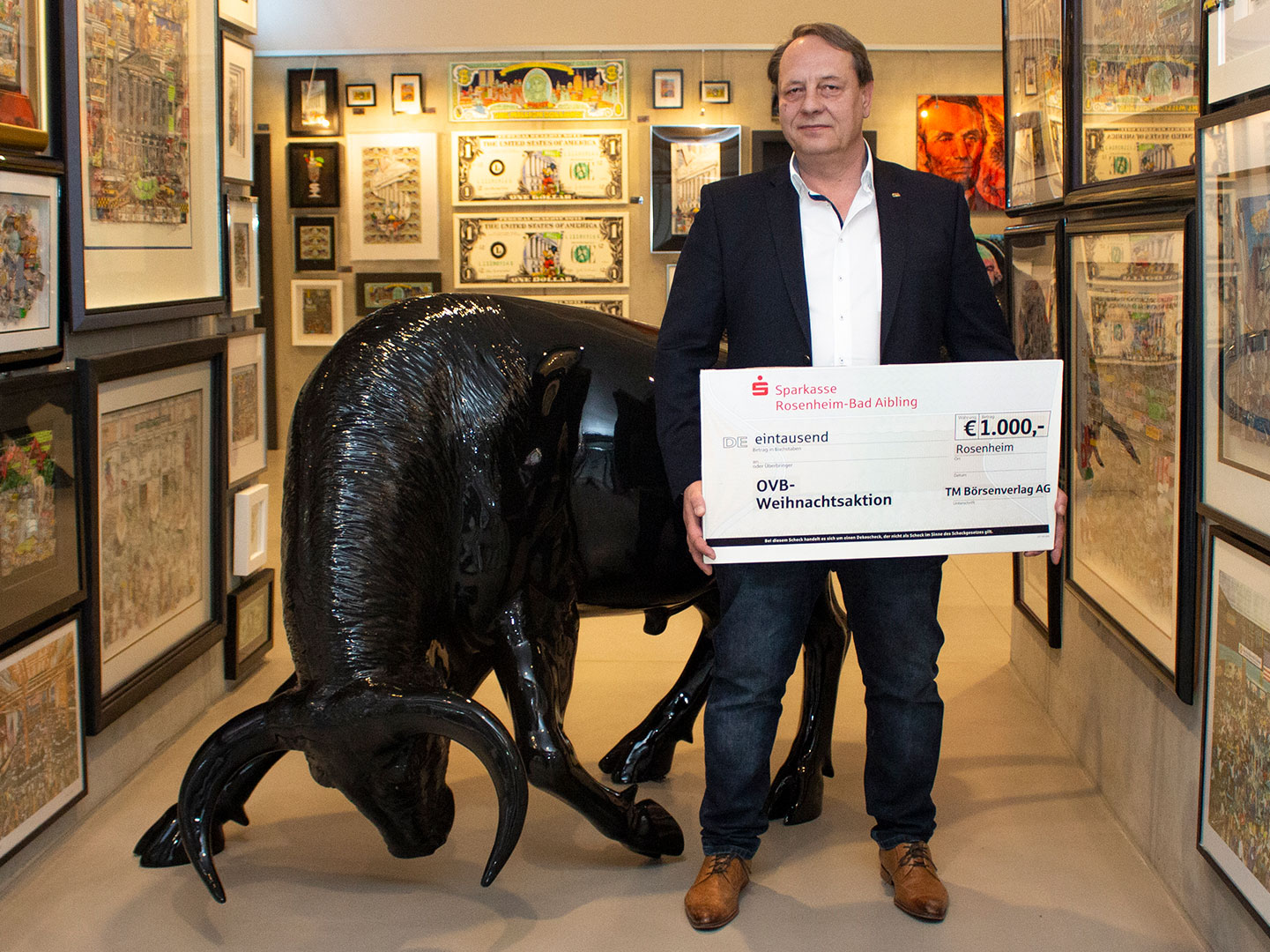 1000 Euro an die OVB Weihnachtsaktion 2019