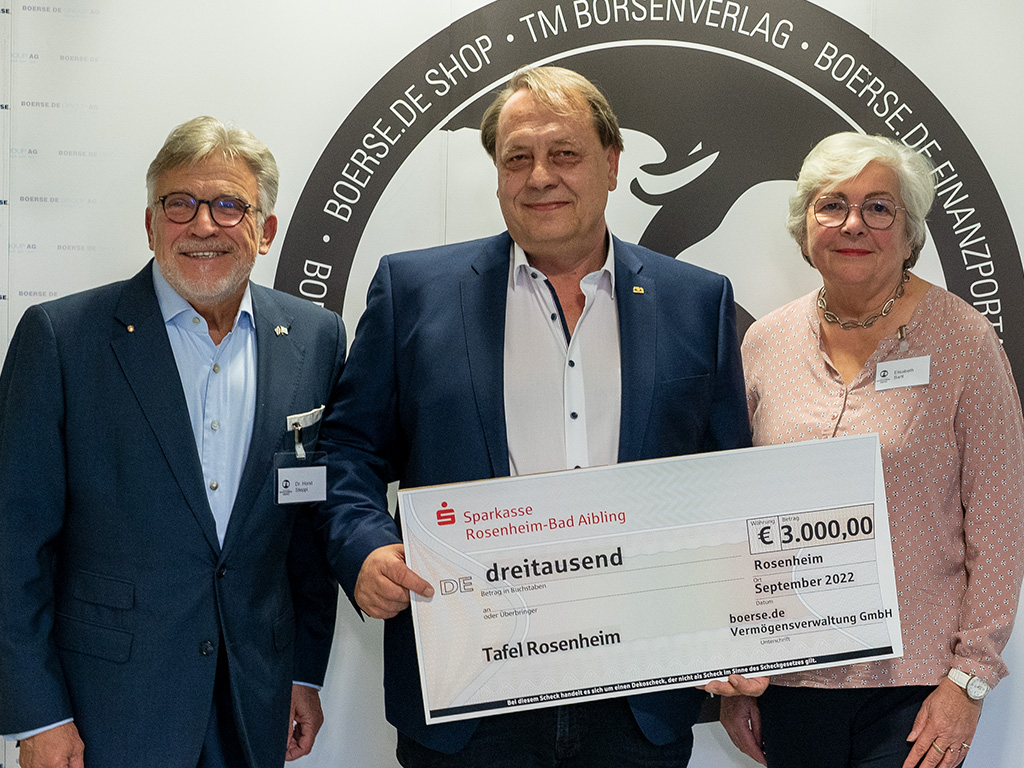 3.000 Euro für das Diakonisches Werk Rosenheim 2022